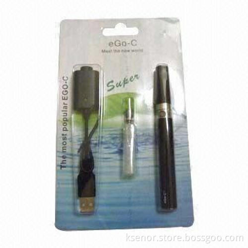 Electronic Cigarette with 650, 1,100mAh Battery Capacity, 900 Puffs